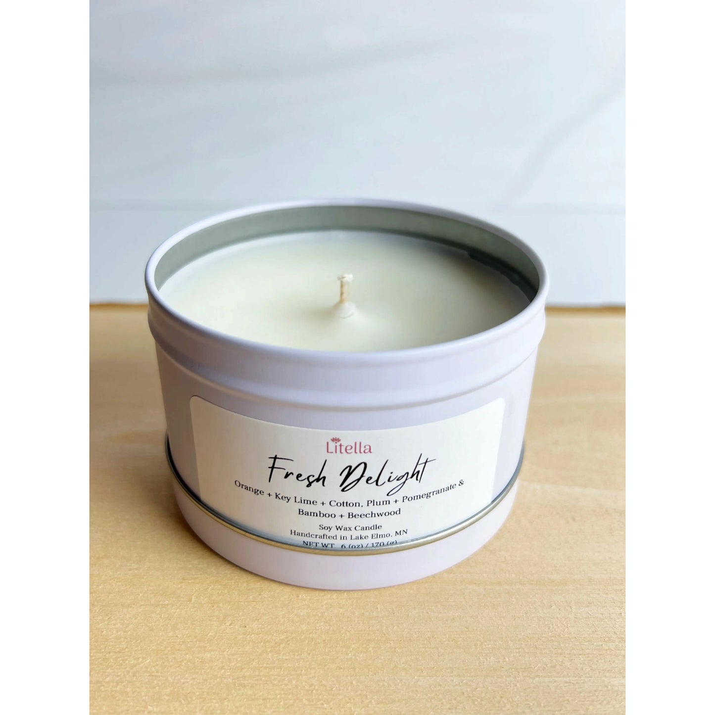 Fresh Delight Soy Candle Litella
