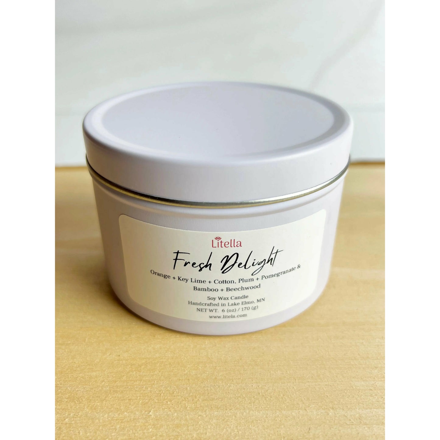 Fresh Delight Soy Candle Litella