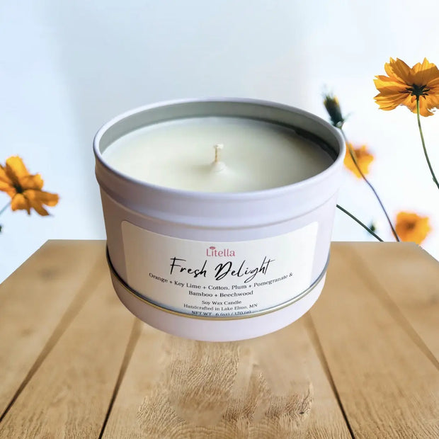 Fresh Delight Soy Candle Litella