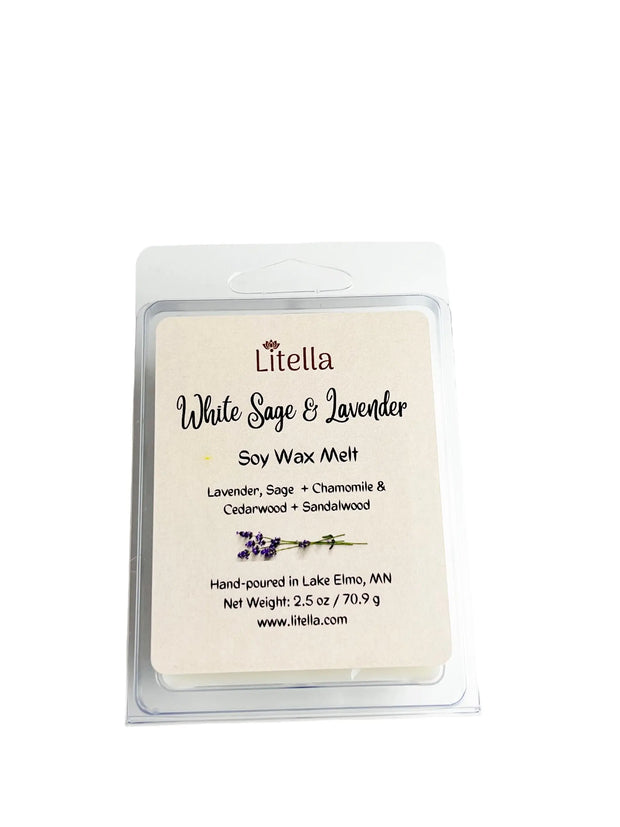 White Sage & Lavender Wax Melts Litella