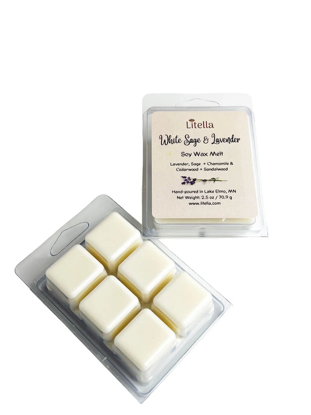 White Sage & Lavender Wax Melts Litella