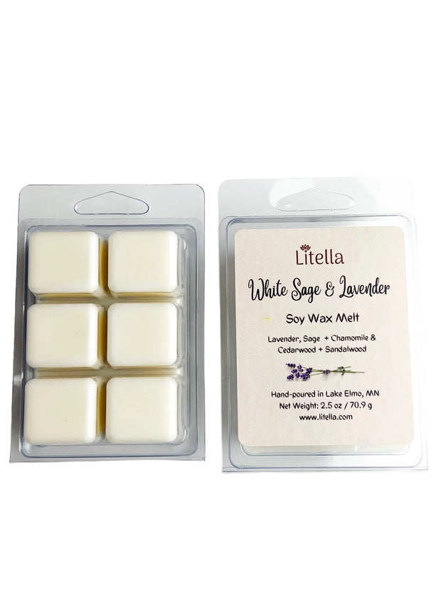 White Sage & Lavender Wax Melts Litella