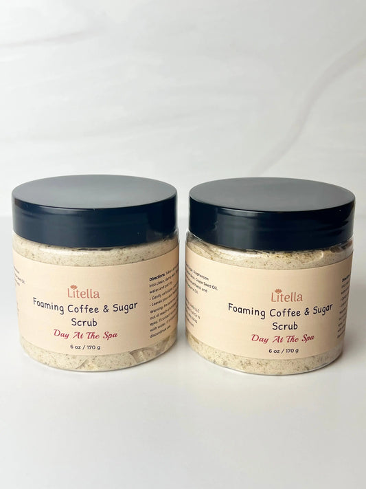 Foaming Coffee & Sugar Scrub Litella